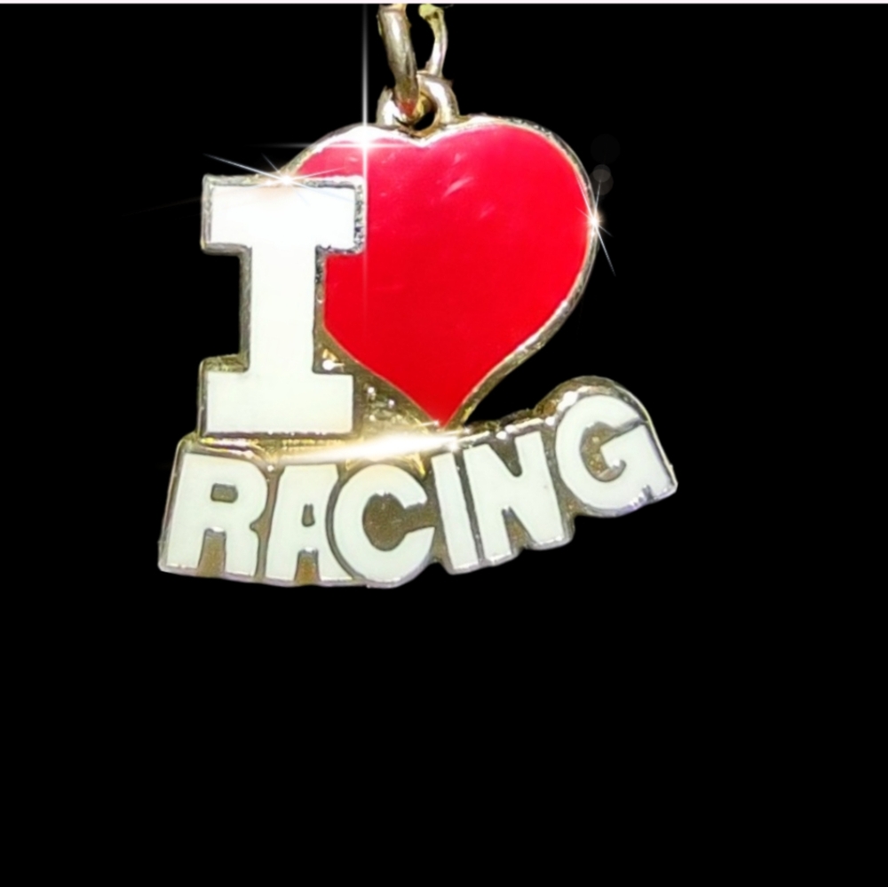 I ♥️ RACING  Charm